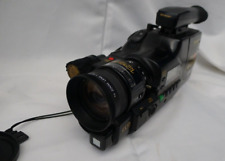 Vintage Sharp VL-C750H VHS Video Camera + Heavy Duty Sharp Carry Case Untested