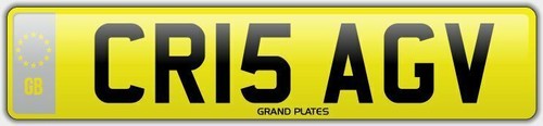Craig number plate - v,