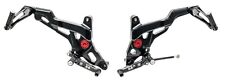 Floorboards Adjustable Touring Black [CNC Racing] Ducati Monster 821/1200/S