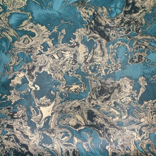 Aqua liquid marble swirl - liquid,