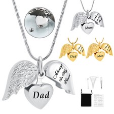 Angel wing heart urn - wing,