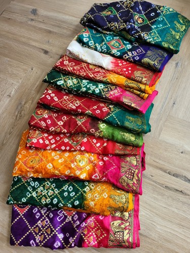 Double colour bandhani - double,