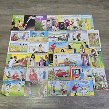 Job Lot 50 X Vintage Bamforth  Seaside Comic Humour Saucy Postcards Retro 