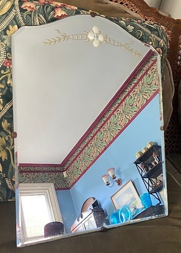 Art deco frameless bevelled - art,