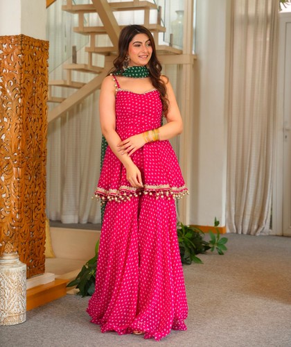 Punjabi sharara plazzo kurti - sharara,