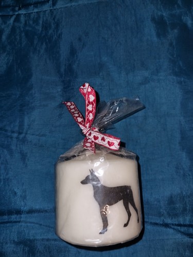 Dog themed candle - dog,