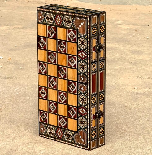 Backgammon board and chess - board, set