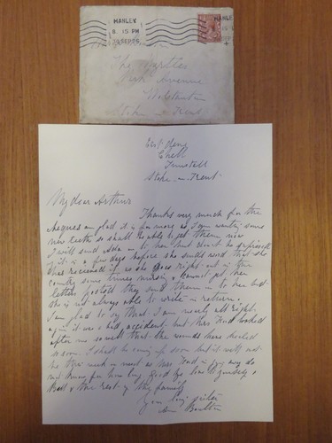 Antique hanley handwritten - antique,
