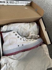 Converse Jack Purcell Men's White, Blue, Uni Red! Rare Pair.