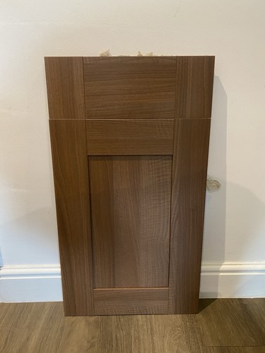 Dark walnut effect kitchen - walnut,