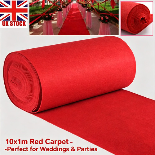 Red carpet runner - red,