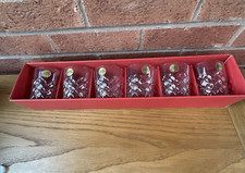 Cristal d'arques Dauphine 21 cl= 6x glass tumblers 24% lead crystal French