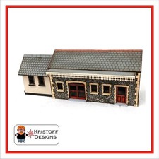 00 gauge  Station building MDF