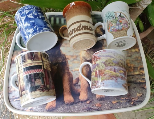 Vintage coffee tea mugs job