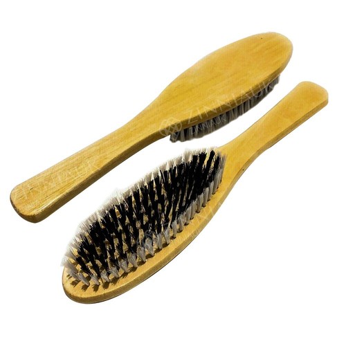 Vintage wooden clothes brush - clothes,