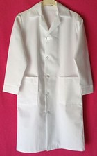 NEW LADIES WHITE POLY/COTTON