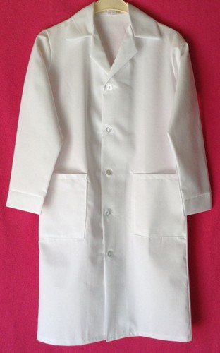 New ladies white poly cotton - white, poly/cotton