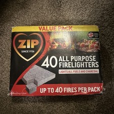 200 Zip Fire lighters All purpose Fire Starter Cubes Value Pack Open Fire Pit BB