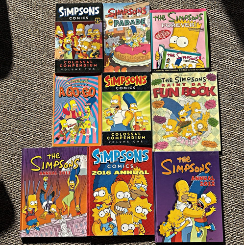 Simpsons comics mixed lot - simpsons,