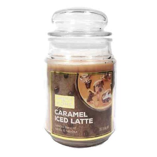 Large candle 18oz glass jar - glass, &