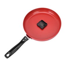 Frying Pan Wall Clock Aluminum