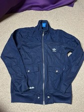 Adidas  Vespa Collab Rare Track Jacket Navy Blue Mens Size Small FW10 Zip Up