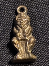 Vintage Cornish Good Luck Pixie Watch Fob And Pipe Tamper