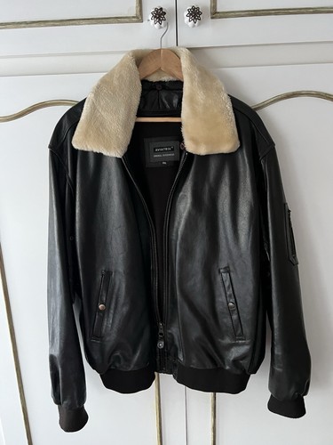 Dark brown genuine leather - dark,