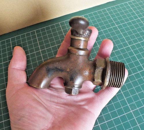 Vintage bronze brass large - brass,