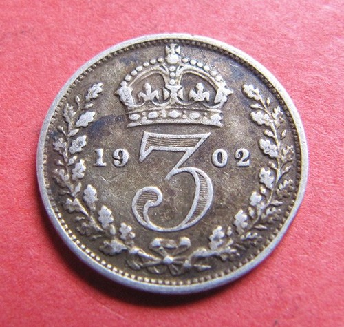 Edward vii silver threepence - vii,