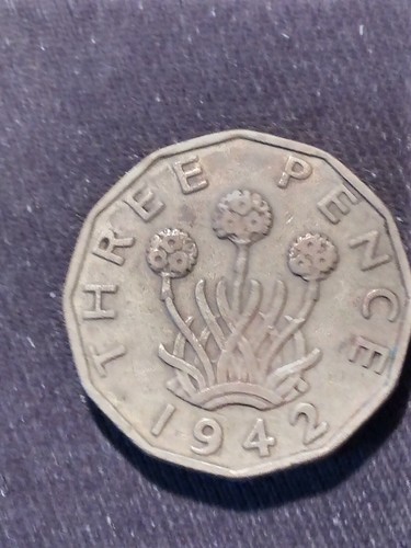 1942 three pence - three,