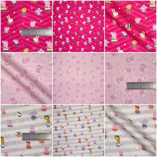 Peppa pig 100 cotton fabric - pig, 100%