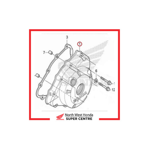 Genuine honda engine - l/h,
