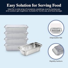 100 large aluminium foil - 100,