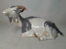 LARGE 11" 28cm Wide Royal Copenhagen RECUMBENT NANNY GOAT 466 Figurine Lying