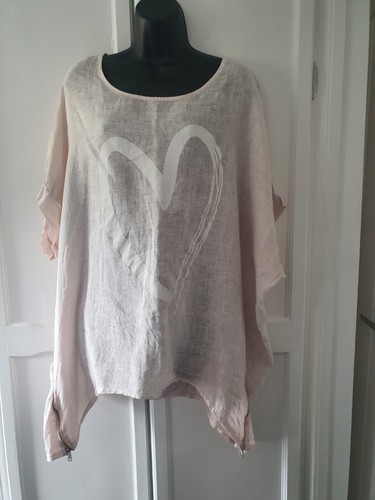 Made italy pink linen - made, italy.