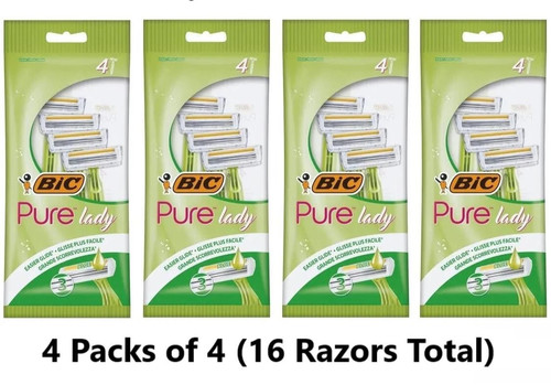 Bic pure lady disposable - lady, 4x