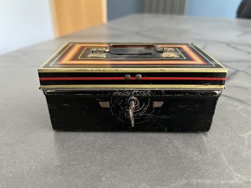 Vintage chad valley metal cash - vintage,