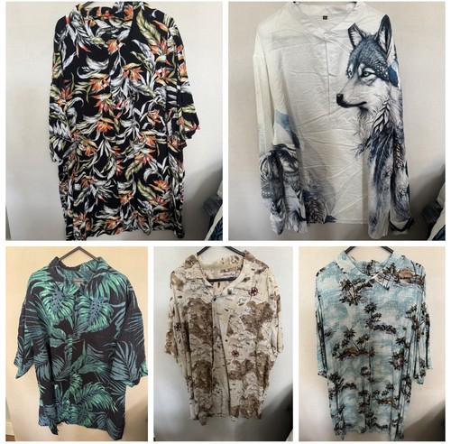 Men hawaiian shirts bundle - men's,