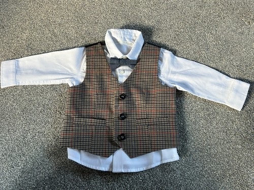 Waistcoat shirt bow - shirt,