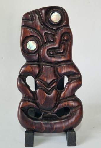 Vintage hand carved wooden - hand,