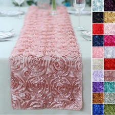 14" x 108" Satin Ribbon Roses