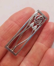 CARRICK Sterling Silver Mackintosh Brooch R5M