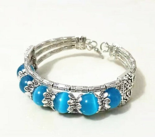 Ladies bangles tibetan silver - ladies,