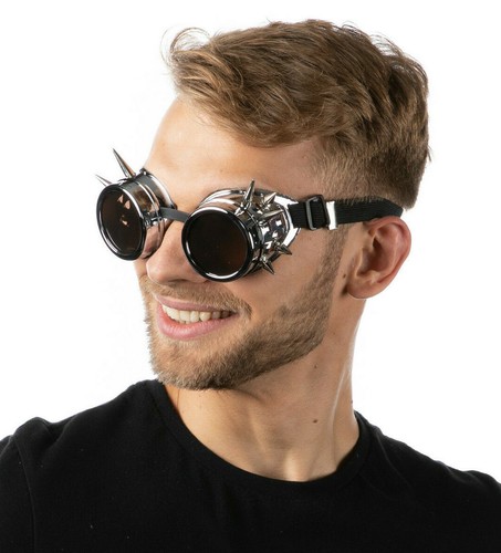 Steampunk goggles silver - steampunk,