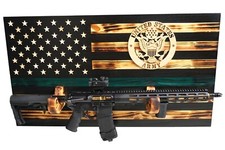 Wooden Rustic American Flag