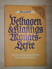 VELHAGEN KLASINGS MONATSHEFTE