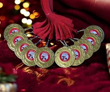 10, 50, 100 Santa Run Medals