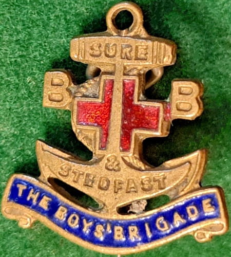 Boys brigade enamel badge - brigade,