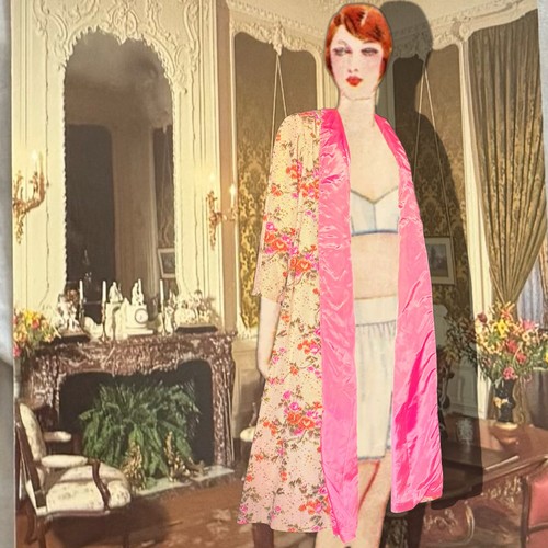 Vintage tapestry swing coat - tapestry,